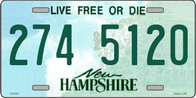 NH license plate 2745120