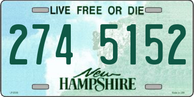 NH license plate 2745152