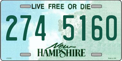 NH license plate 2745160