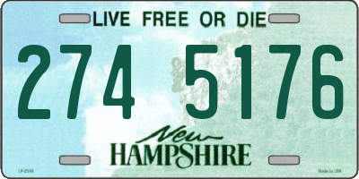NH license plate 2745176