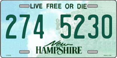 NH license plate 2745230