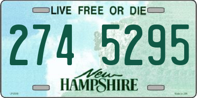 NH license plate 2745295