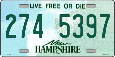 NH license plate 2745397