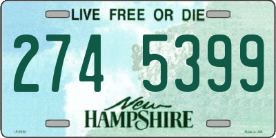 NH license plate 2745399