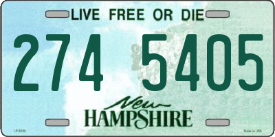 NH license plate 2745405