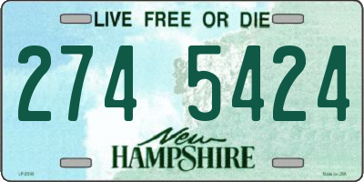 NH license plate 2745424