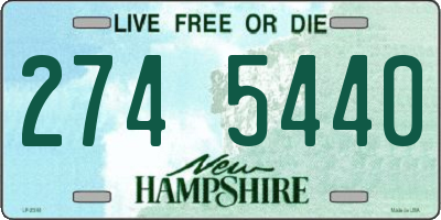 NH license plate 2745440