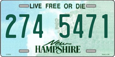 NH license plate 2745471