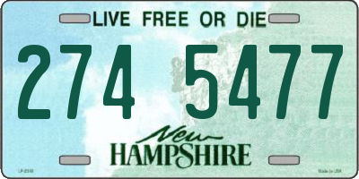 NH license plate 2745477