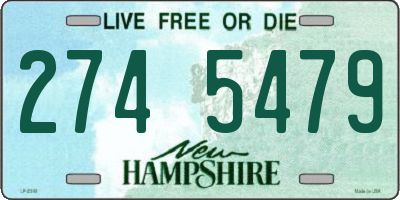 NH license plate 2745479