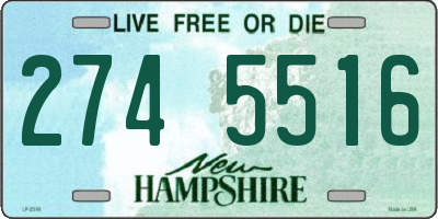 NH license plate 2745516