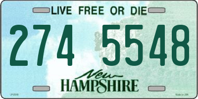 NH license plate 2745548