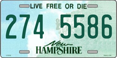 NH license plate 2745586