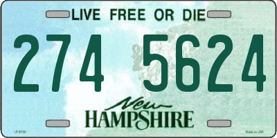 NH license plate 2745624