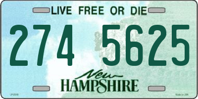 NH license plate 2745625