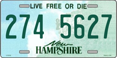 NH license plate 2745627