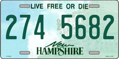 NH license plate 2745682