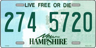 NH license plate 2745720