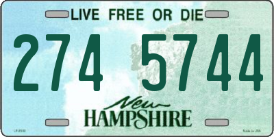 NH license plate 2745744