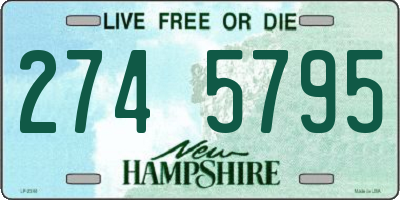 NH license plate 2745795