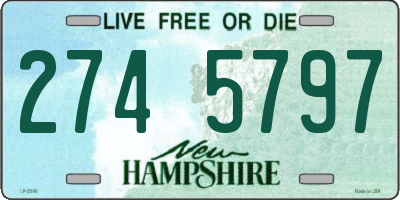 NH license plate 2745797