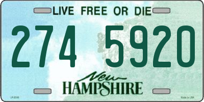 NH license plate 2745920