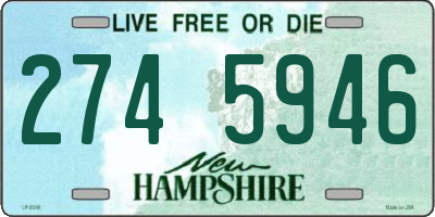 NH license plate 2745946