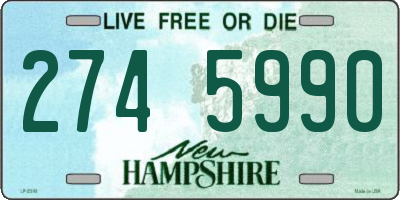 NH license plate 2745990
