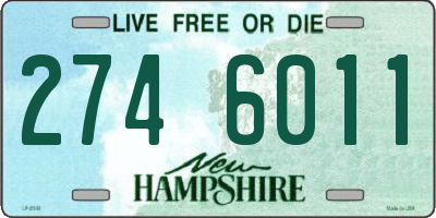 NH license plate 2746011