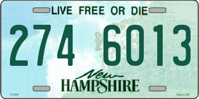 NH license plate 2746013
