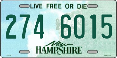 NH license plate 2746015