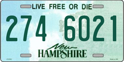 NH license plate 2746021