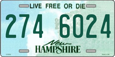 NH license plate 2746024