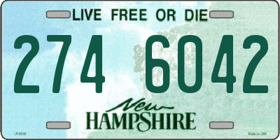 NH license plate 2746042