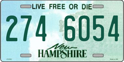 NH license plate 2746054