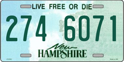 NH license plate 2746071
