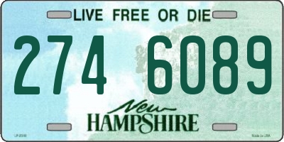 NH license plate 2746089