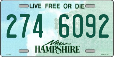 NH license plate 2746092