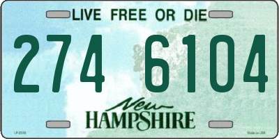 NH license plate 2746104