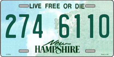 NH license plate 2746110