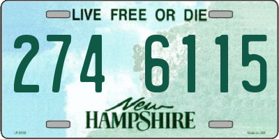 NH license plate 2746115