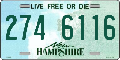 NH license plate 2746116