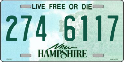 NH license plate 2746117
