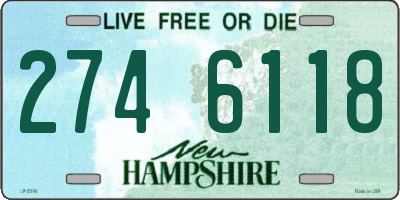 NH license plate 2746118
