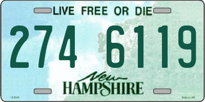 NH license plate 2746119