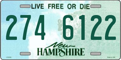 NH license plate 2746122