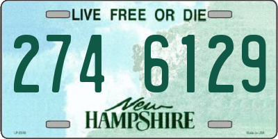 NH license plate 2746129
