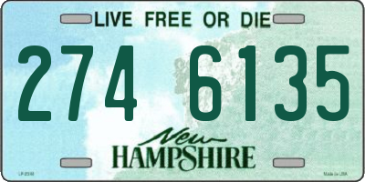 NH license plate 2746135