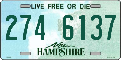 NH license plate 2746137