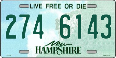 NH license plate 2746143
